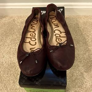 Plum colored Sam & Edelman flats